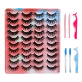 20 Pairs 3D Slik Lashes With Tweeter&Brushes